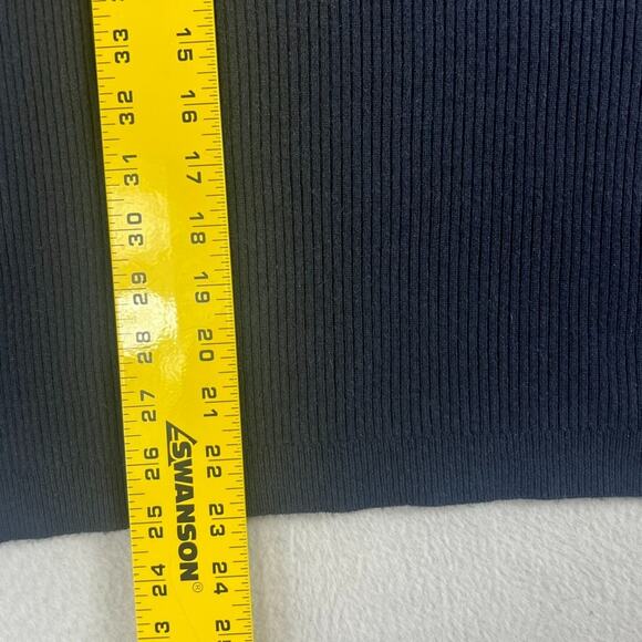 Ralph Lauren Sweater Womens Large Cashmere Leather Shoulder Patch Turtle Neck - Picture 3 of 8